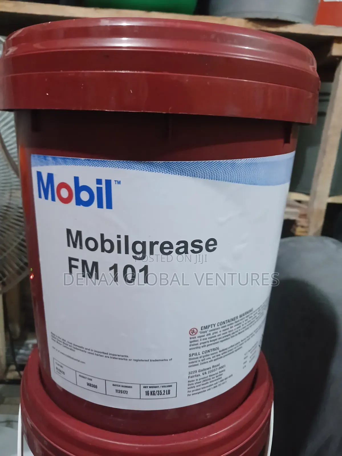 Mobil Fm101 Food Grade Grease 16kg