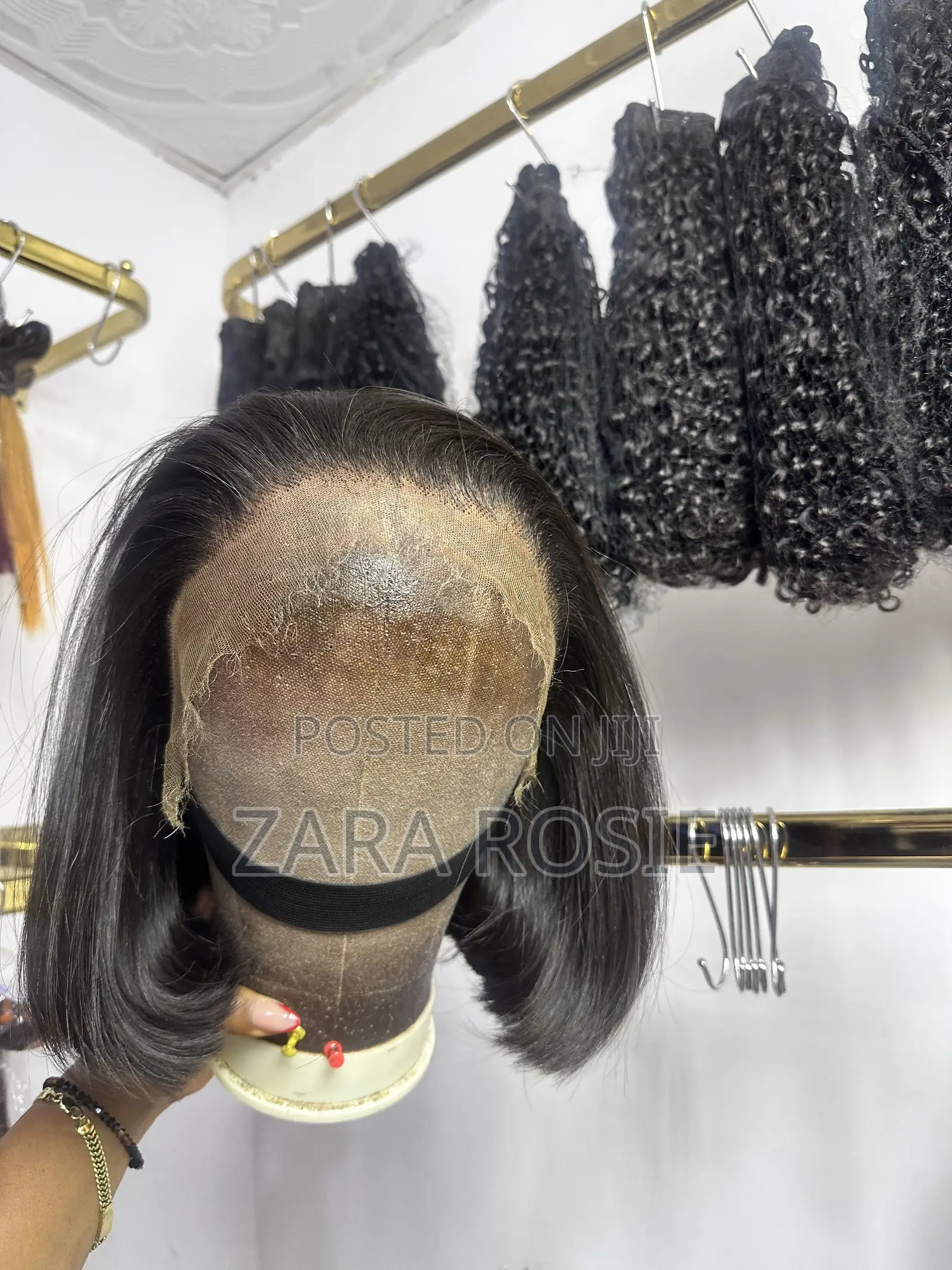 Raw Hd Frontal Wig . 10inches