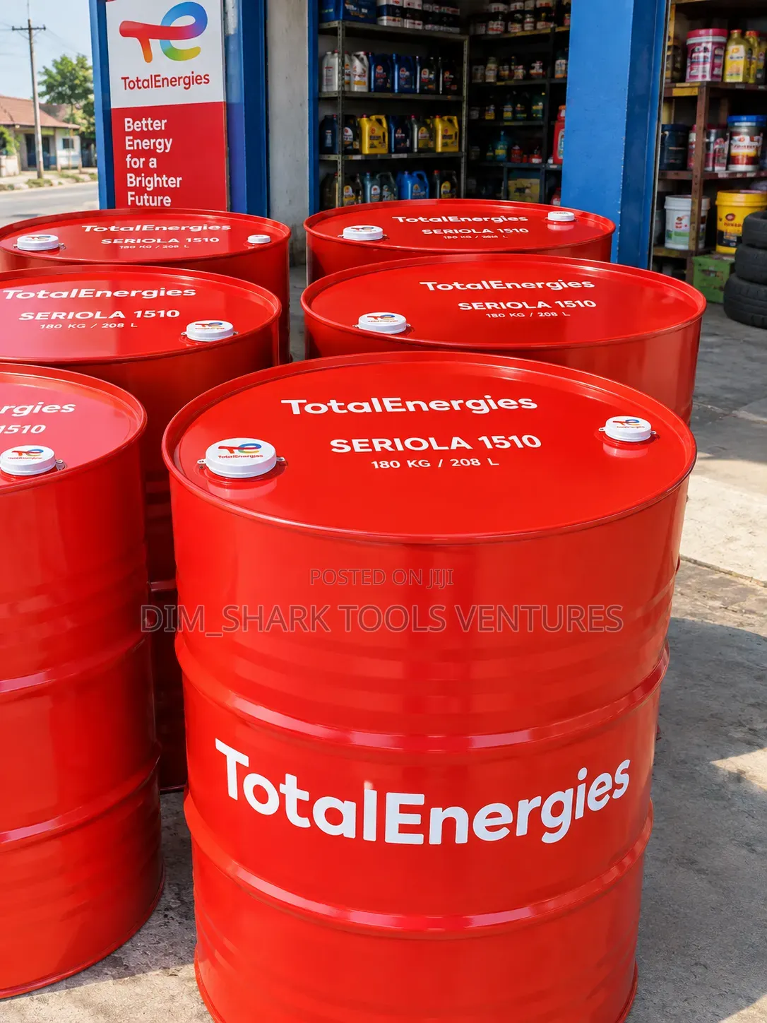 208 Industrial Drums Containing TotalEnergies SERIOLA 1510