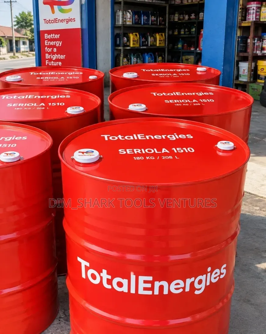 208 Industrial Drums Containing TotalEnergies SERIOLA 1510