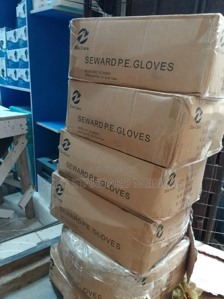 Disposable Nylon Gloves -100 Packs in a Carton (100 Piece in a Pack)