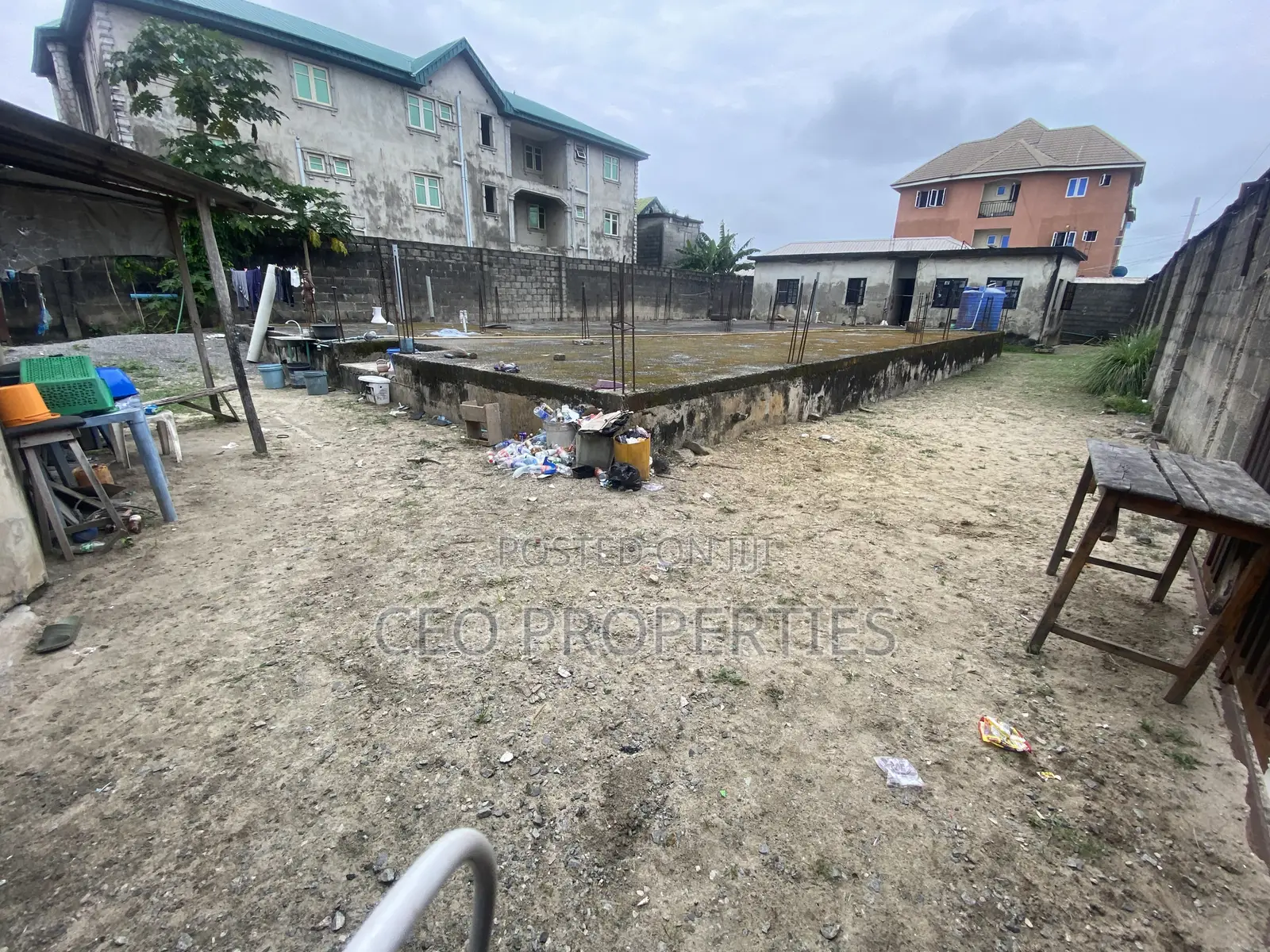 650sqm Plot With 2bedroom Bungalow on Interlocked STRT in Ado