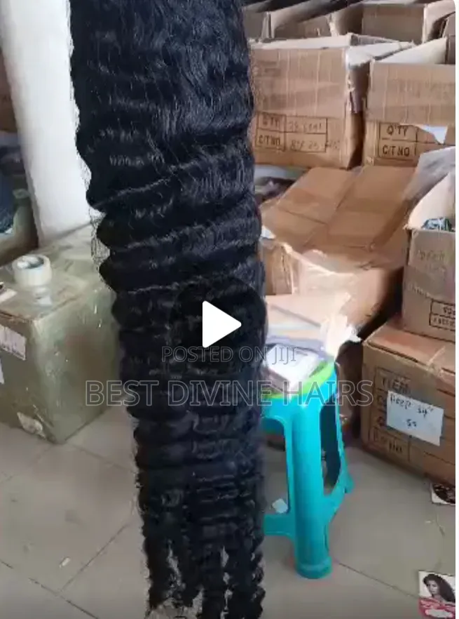 20" Full Frontal Deep Wave,  Human Hair  ( Eet)