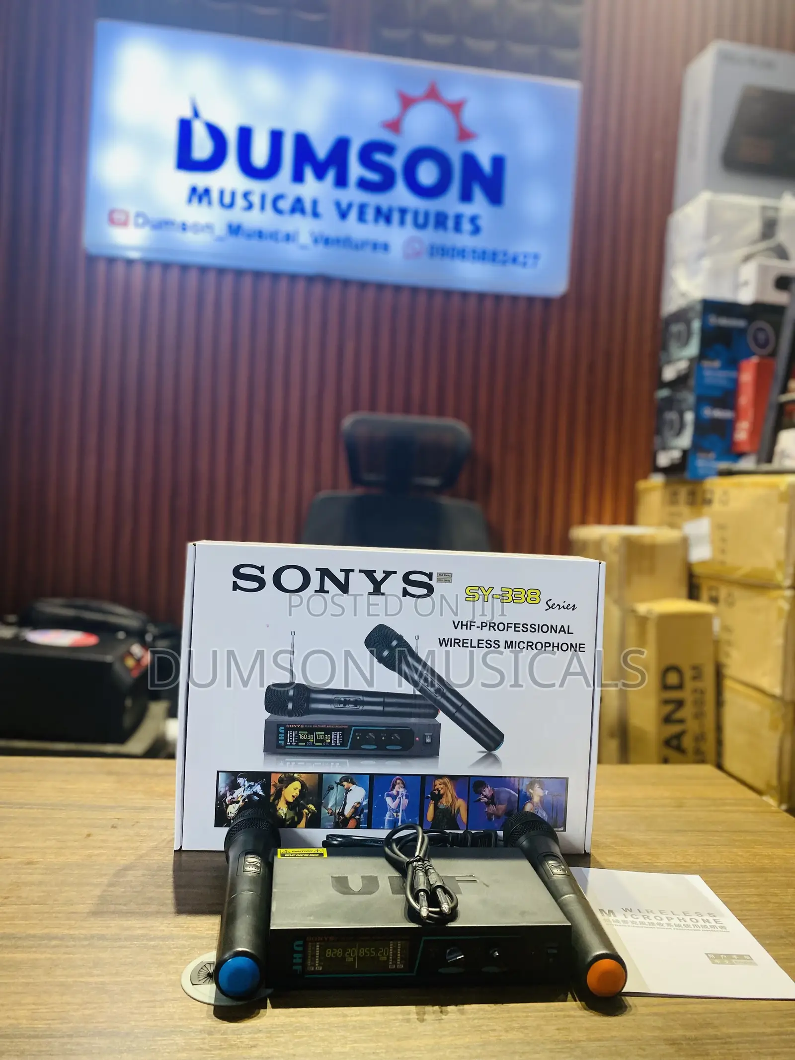 Sony SY-338 2in1 Wireless Microphone System