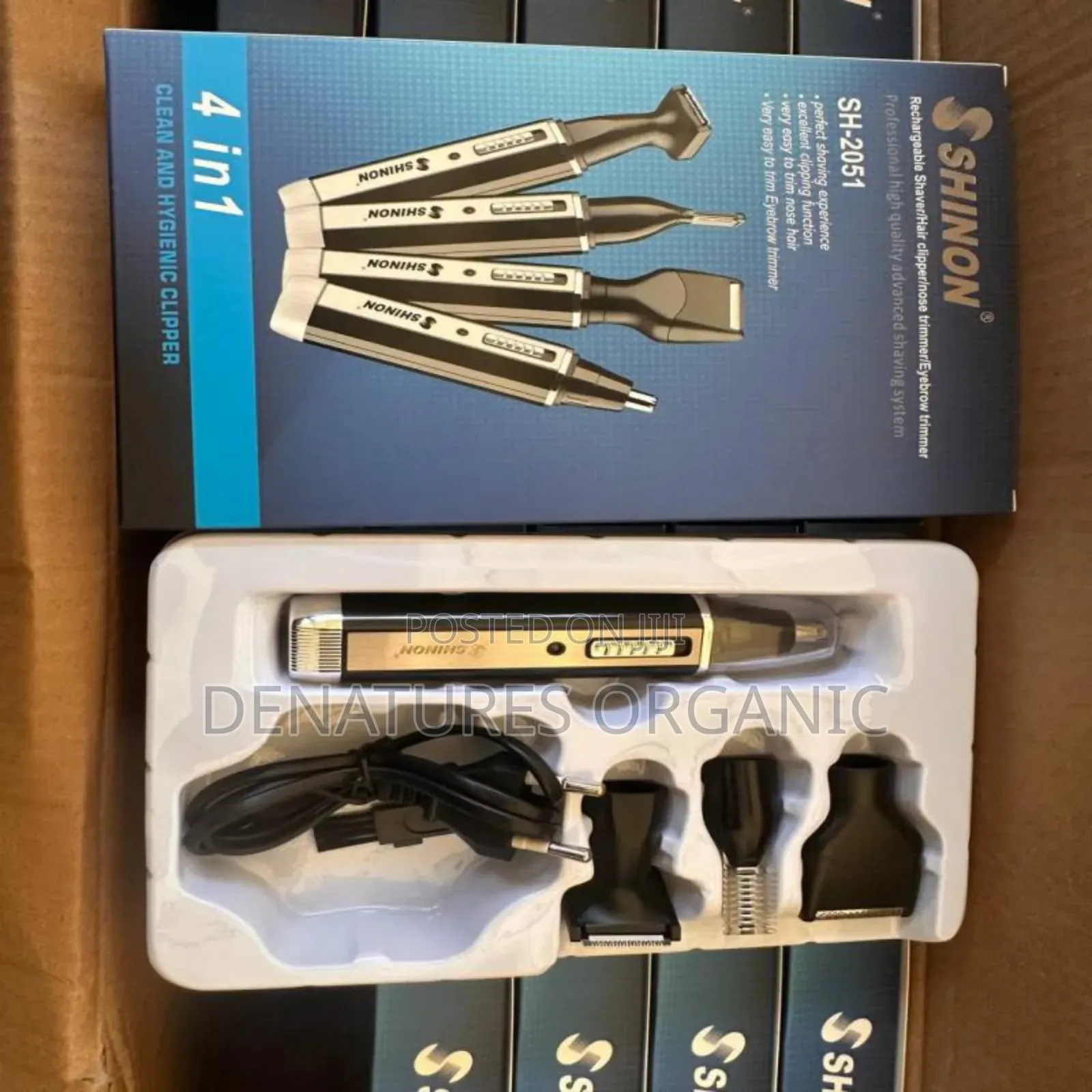 4-in-1 Rechargeable Clipper (Shava,Hair Clipper,Nose Eyebrow Trimmer