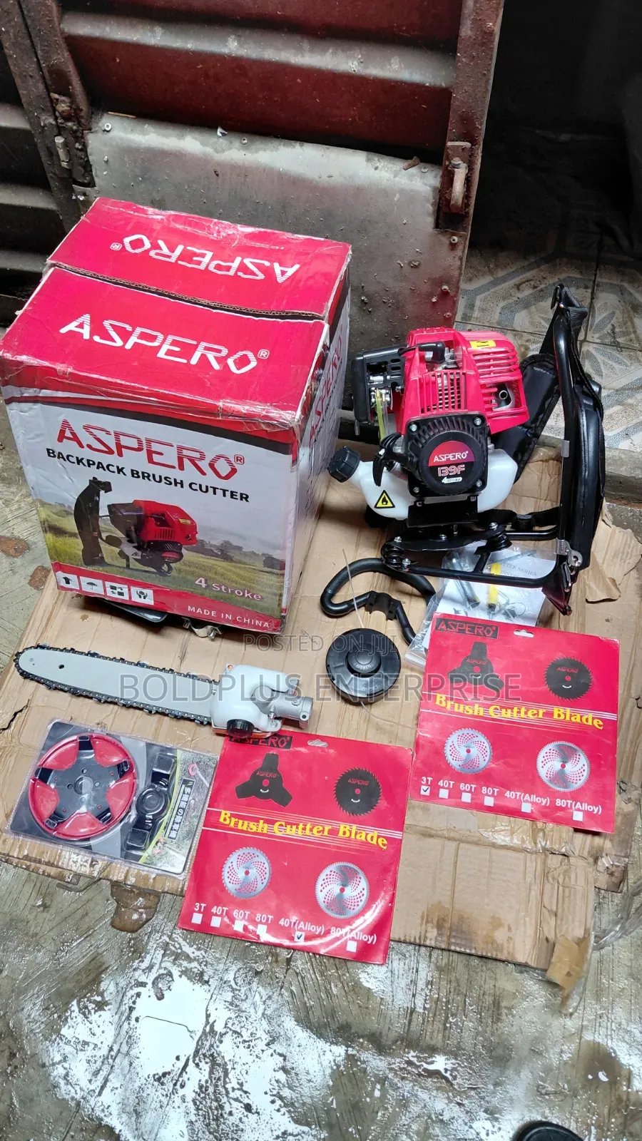 4 Stroke Heavy Duty Brush Cutter With Complete Accessories