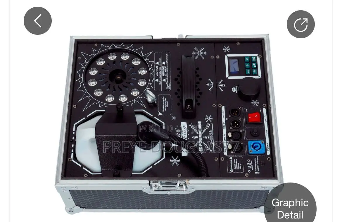 Brand New 1500W LED Vertical Fog Machine (Huipu)