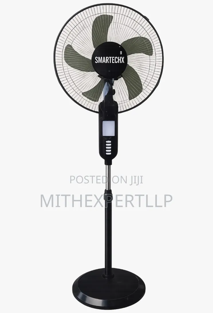 SMX 16" AC/DC Standing FAN SMX0010 - With Solar Panel