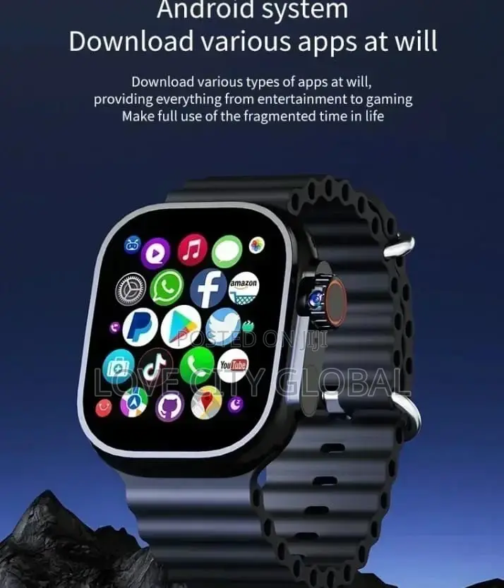 M3 B29 SIM Card Smartwatch Unisex HD Camera, BT Call, Fitness Tracki