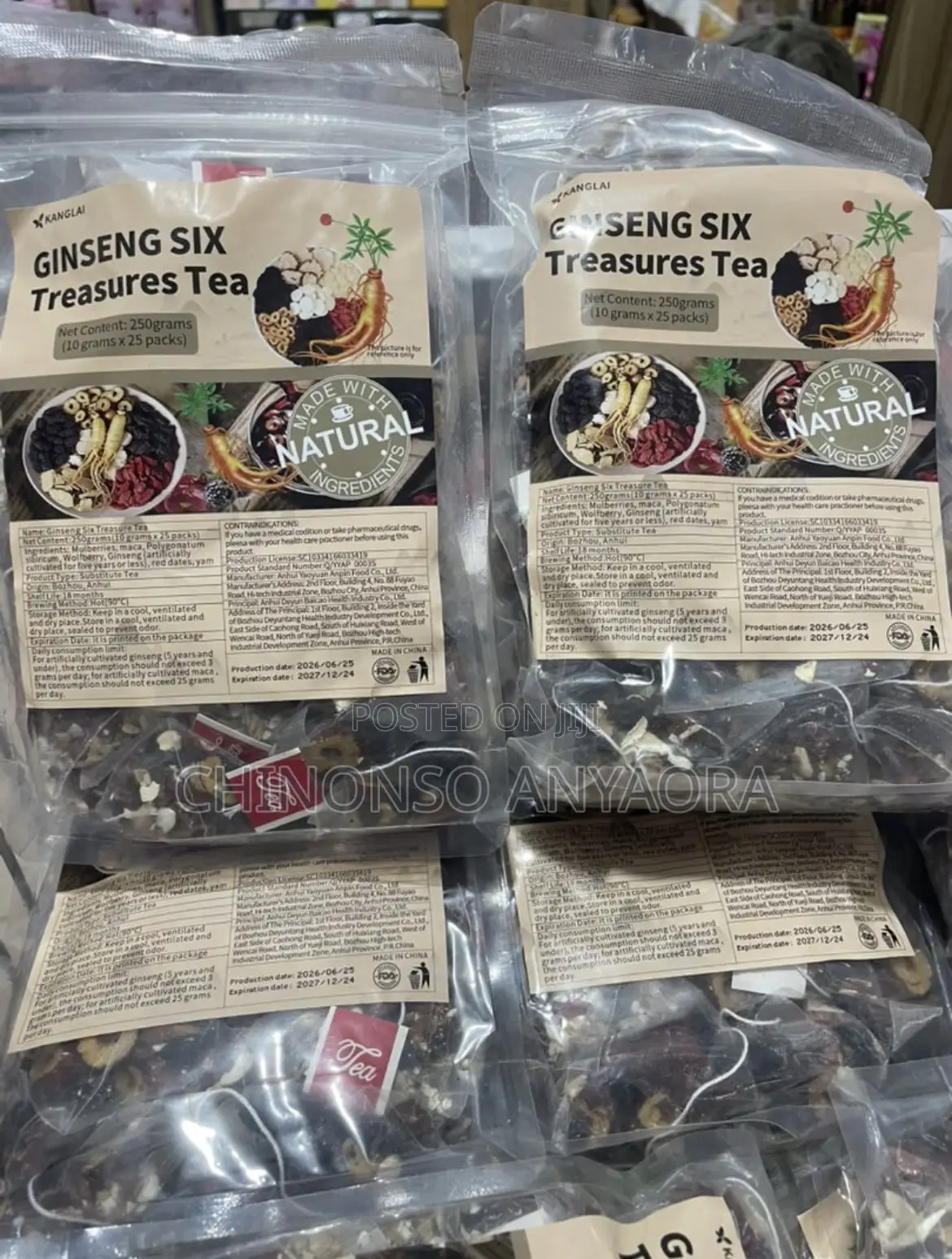 Giseng Six Treasure Tea