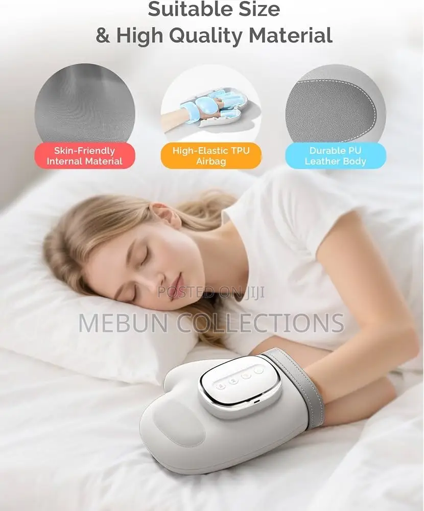 Rechargeable Hand Massager With Heat Compression for Relief