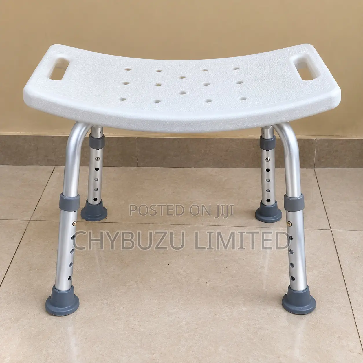 Adjustable Shower Stool – Heavy Duty Bathroom Medical Shower Chair