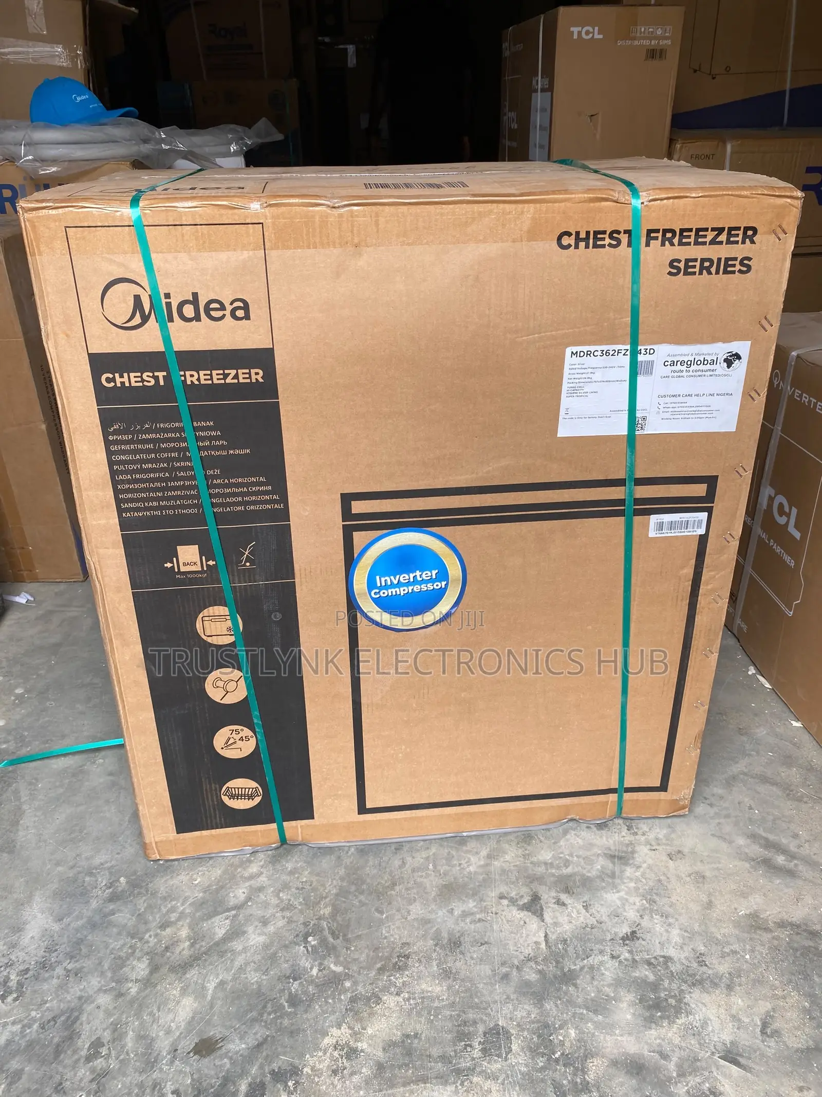 Midea Inverter Chest Freezer
