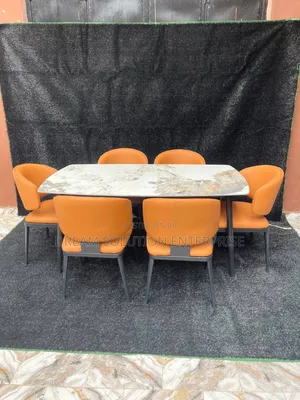 Standard Quality Imported Foreign Dinning Table With Six Chairs
