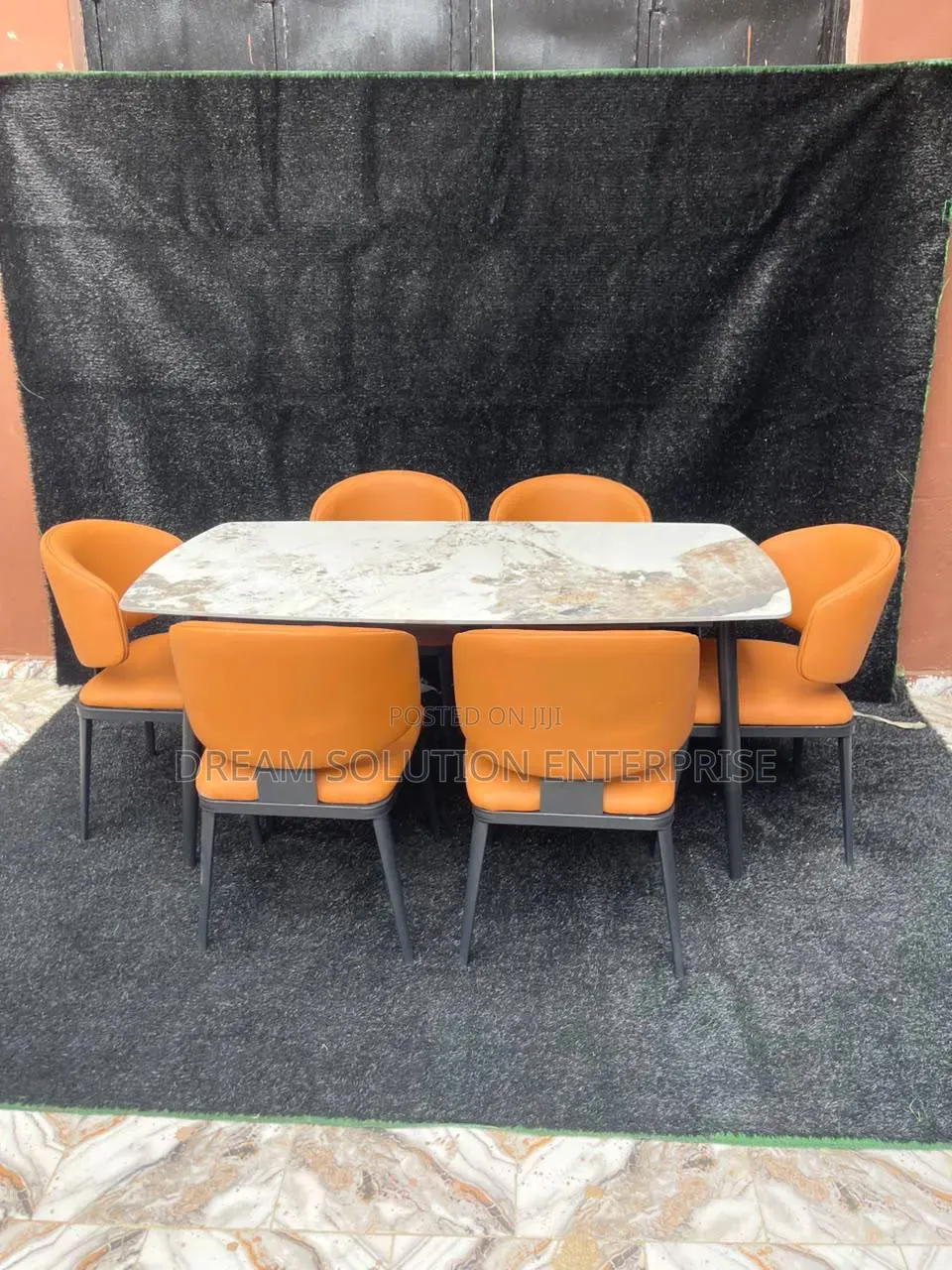Standard Quality Imported Foreign Dinning Table With Six Chairs