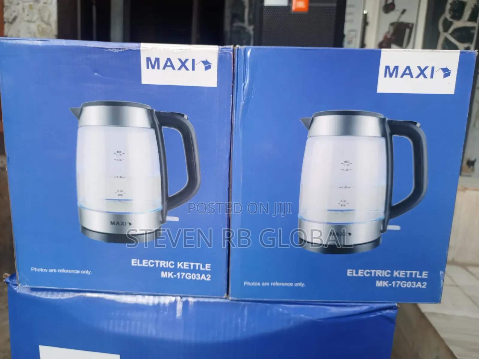 Maxi 1.7l Glass Electric Kettle | Mk-17go3a2