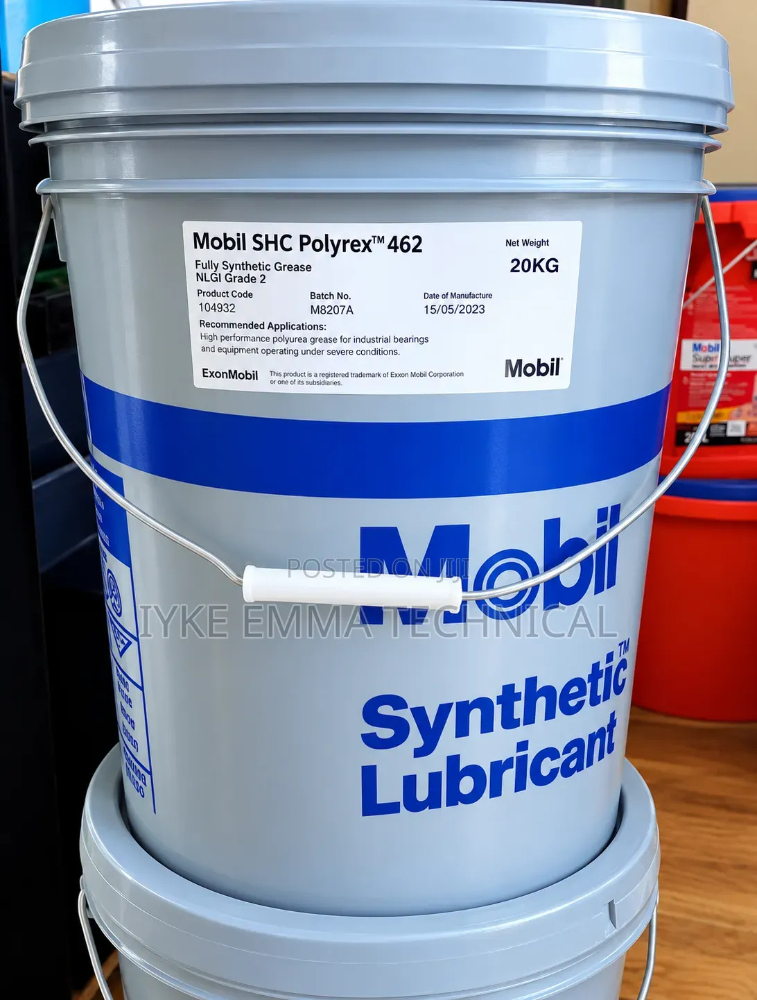 Mobil SHC Polyrex 462 Synthetic Grease