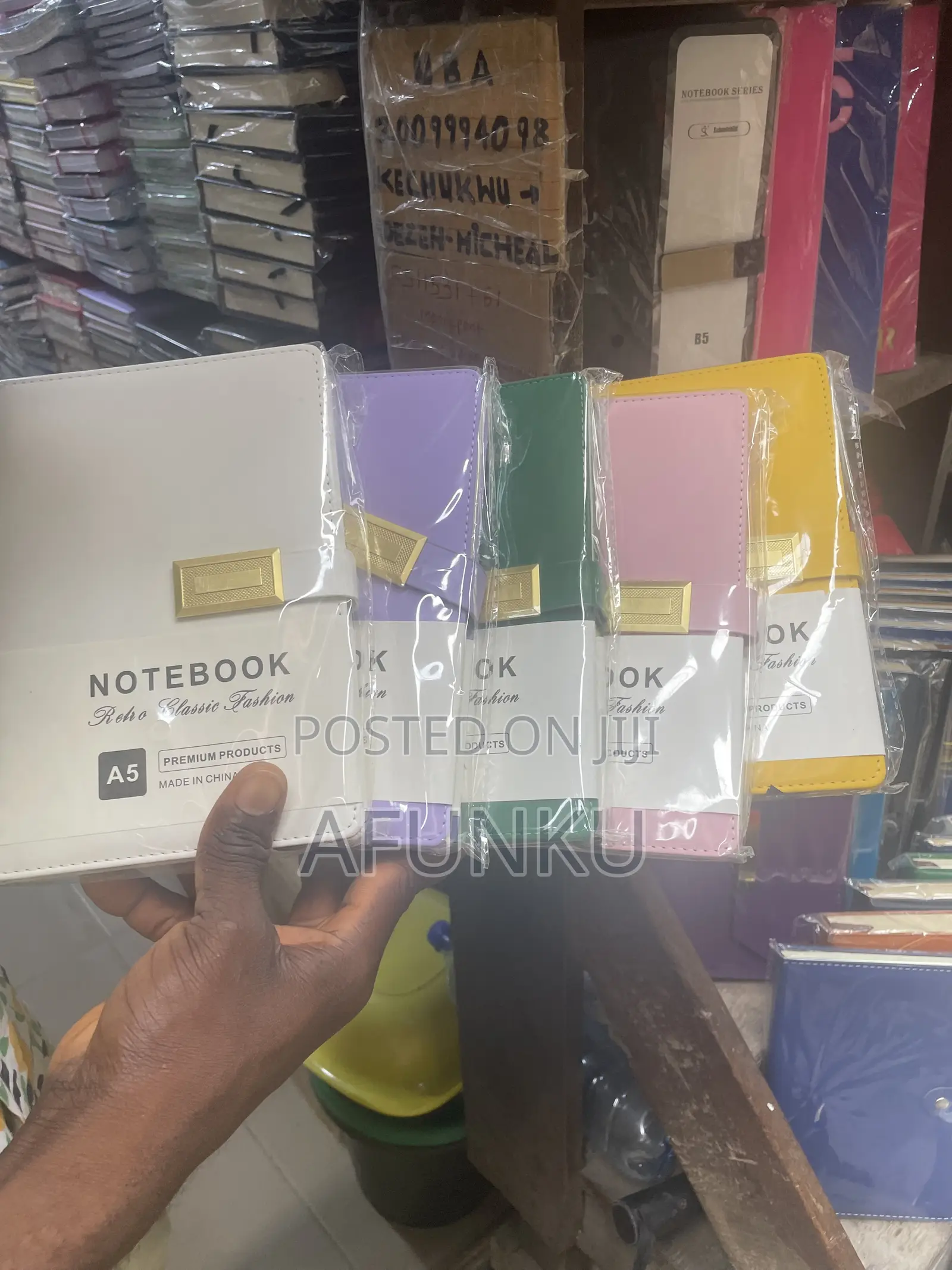 A5 Notepad in Different Colors