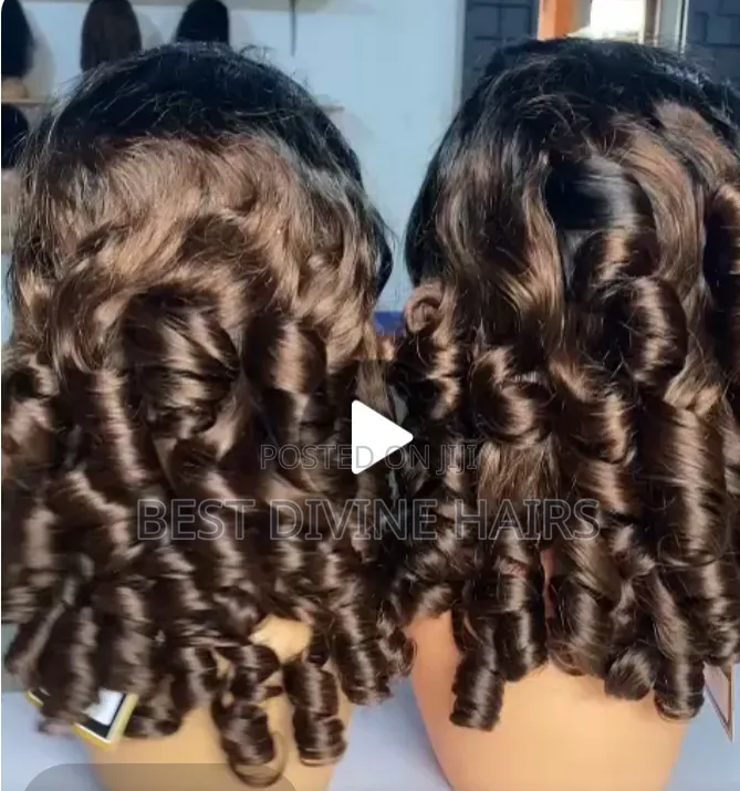 18* 13*4 Layered Bounce Wig in 2 Toned  Human Hair (Ow)