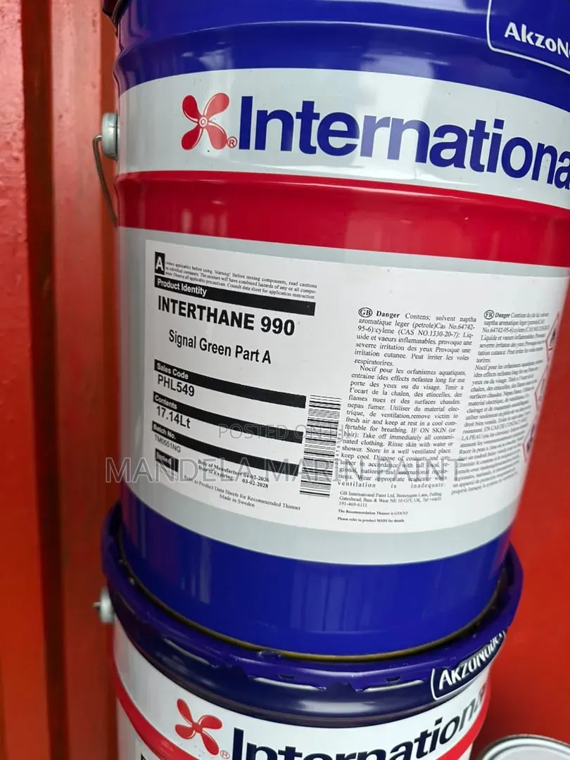 Interthane 990 Signal Green Part a and B