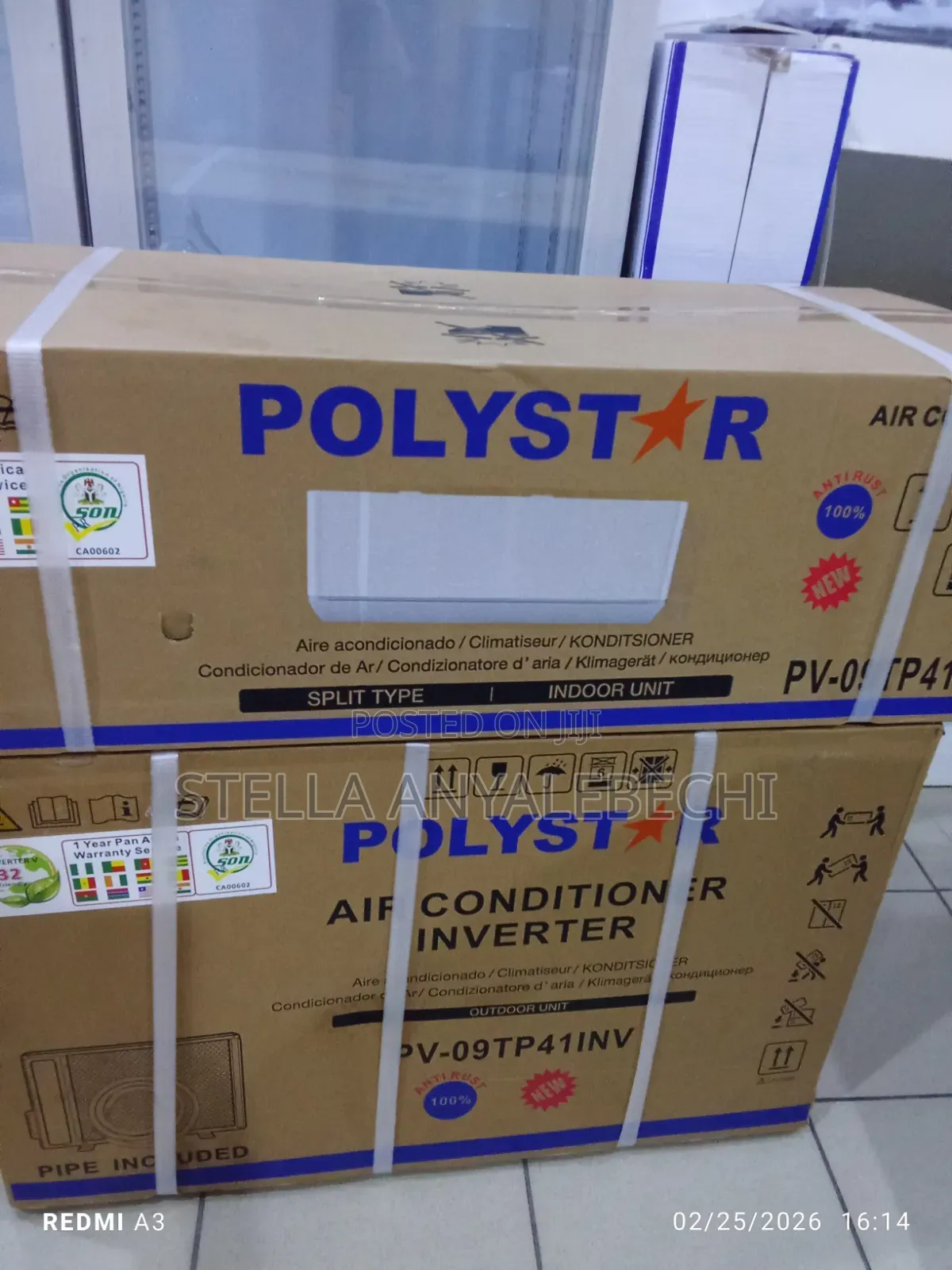 Polystar 1hp Inverter Wall AC