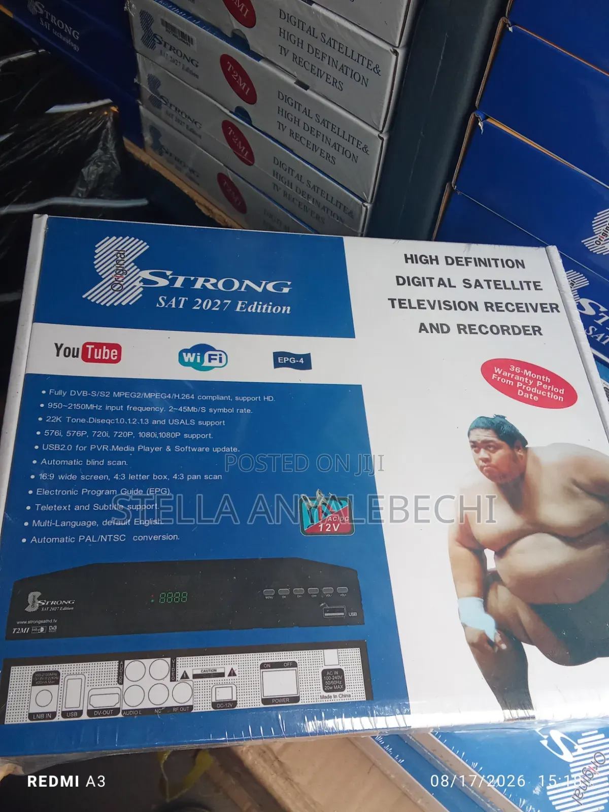 Strong Satellite Free-Air WiFi Digital Decorder + Satelite Dish