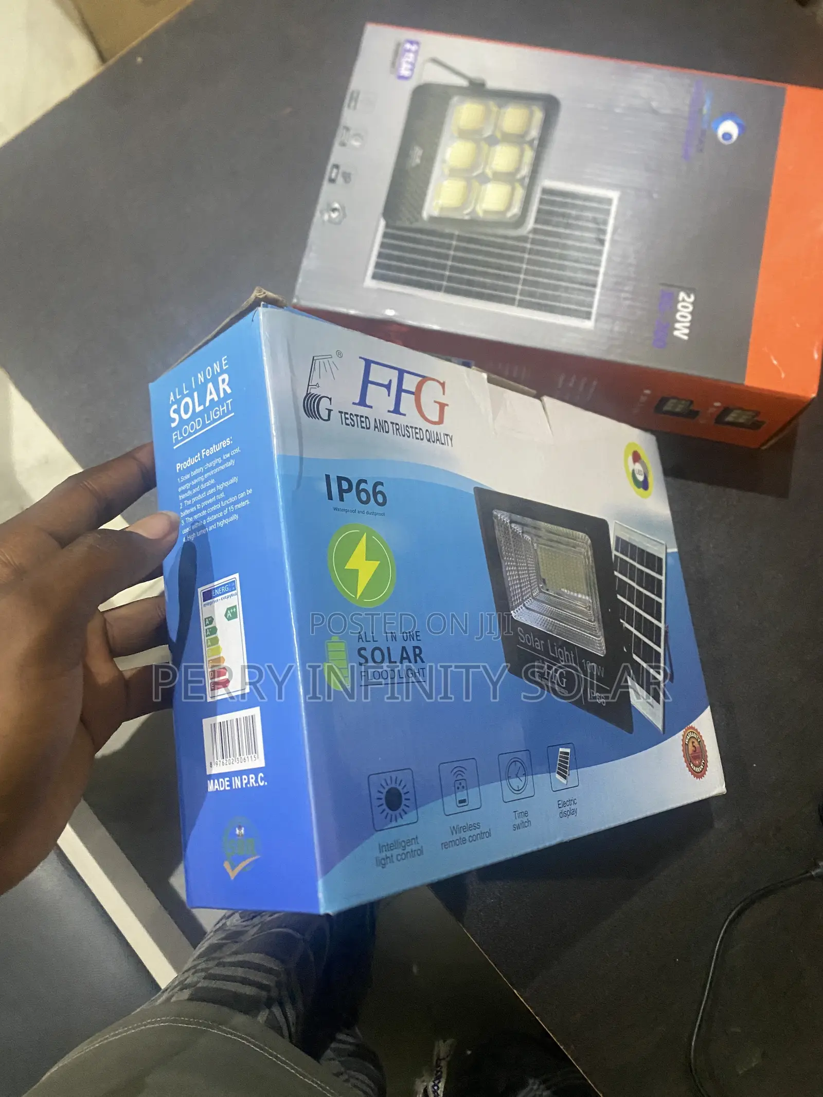 FFG 100W All in One Solar Flood Light IP66 With Remote Control