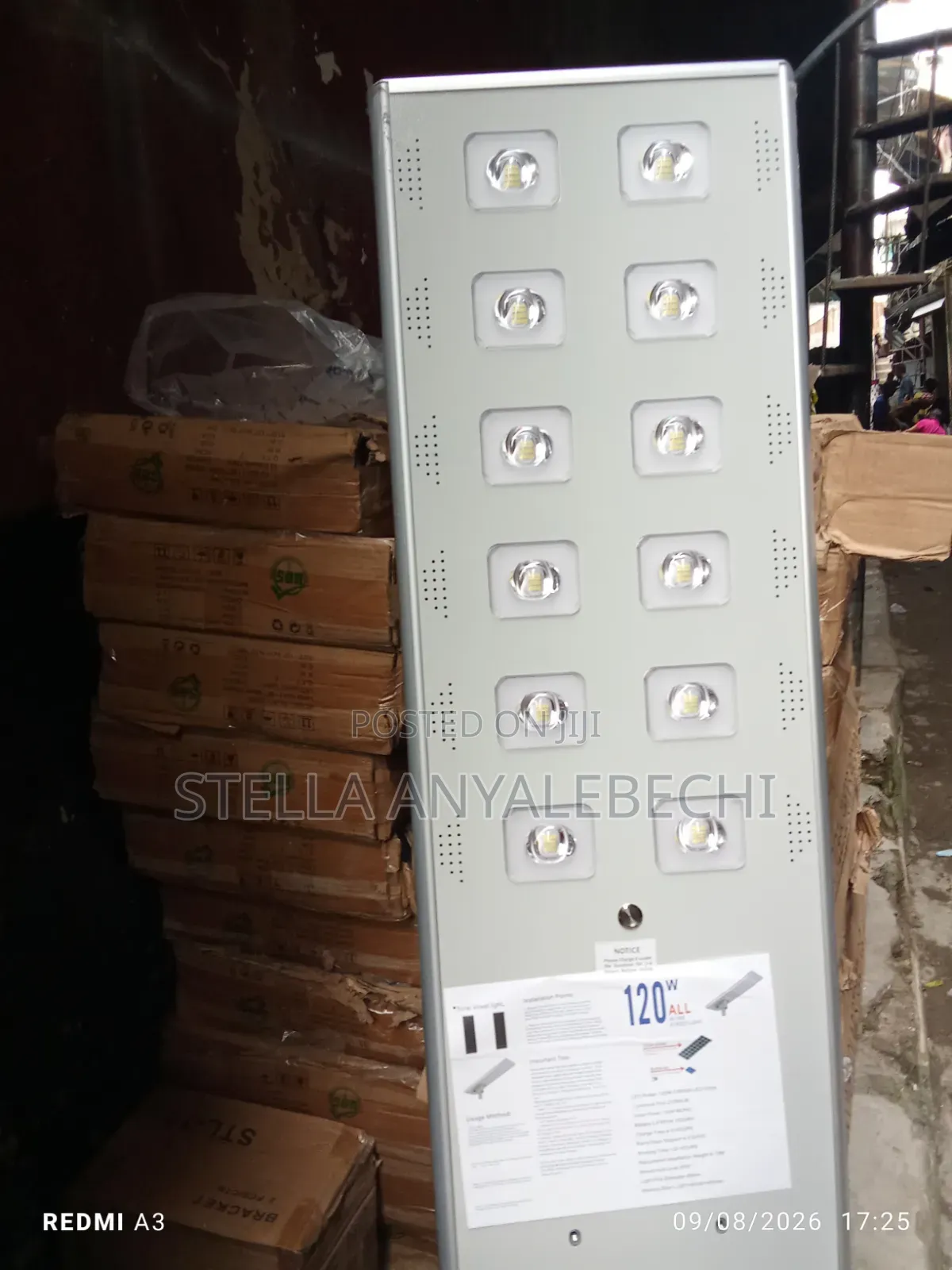 Super Bright Industry Solar Street Light (12 Eyes)