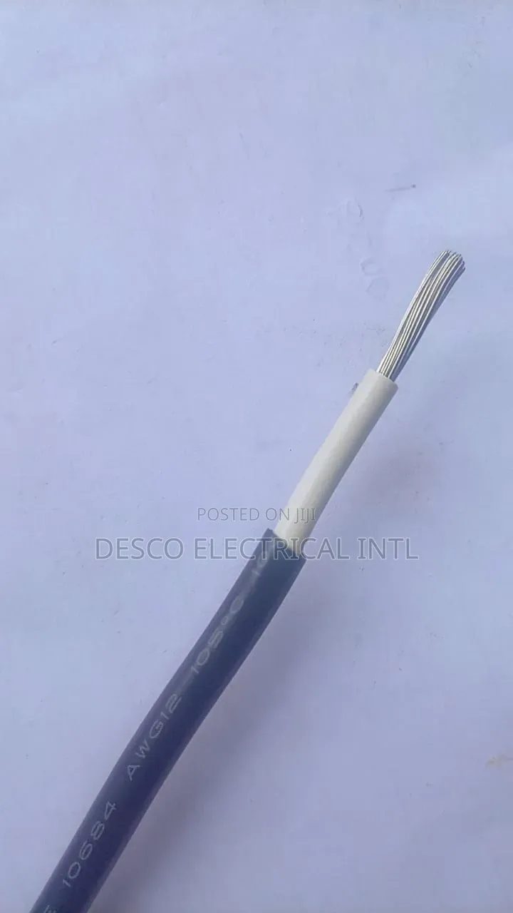 16mm Single Flex Dc Cable White Copper Full Gauge Wire