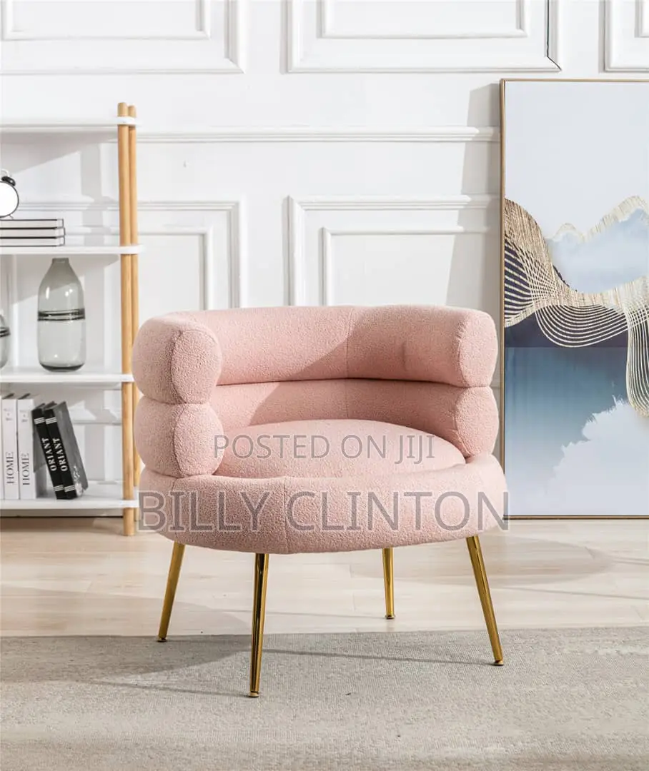Modern Pink Accent Chair