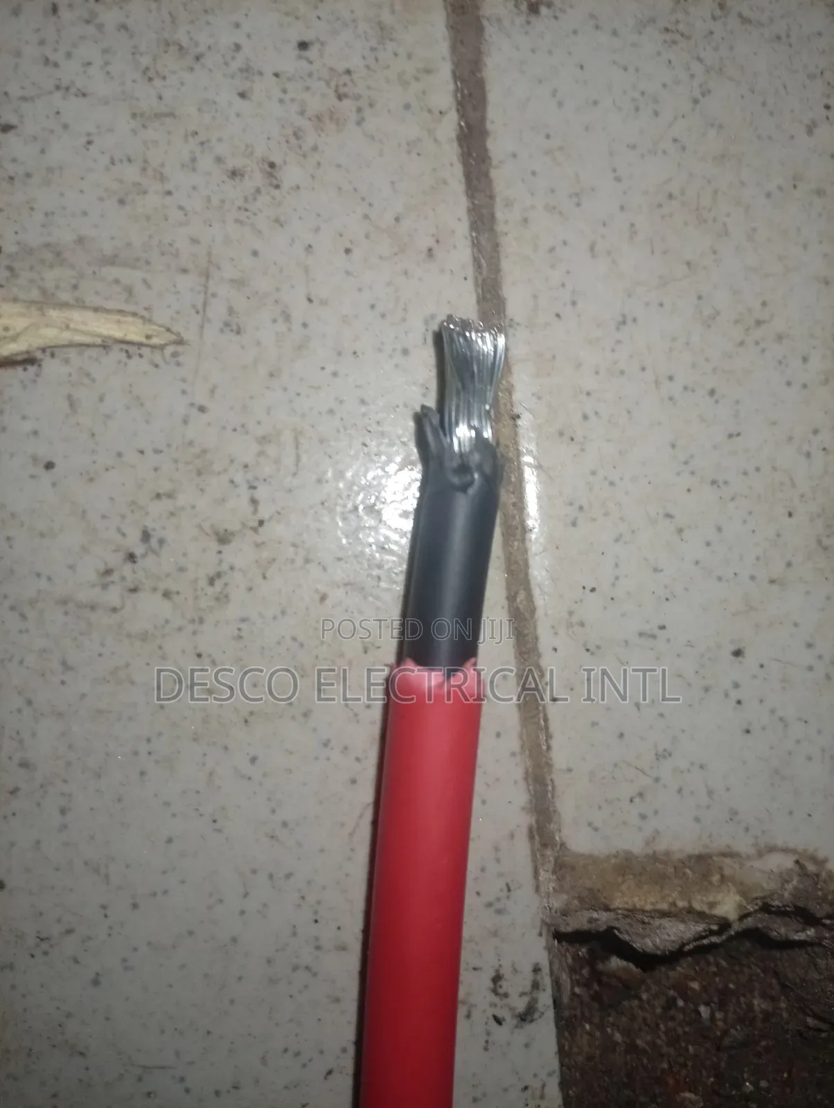 16mm Single Flex Dc Cable White Copper Full Gauge Wire