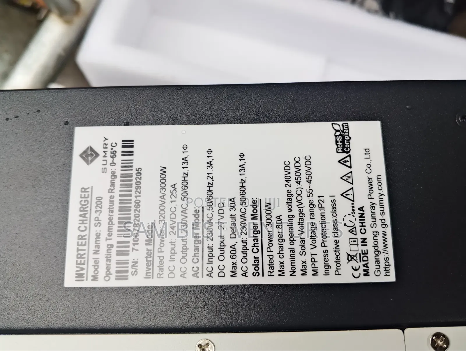 3.2kva 24v Sumry Solar Hybrid Inverter