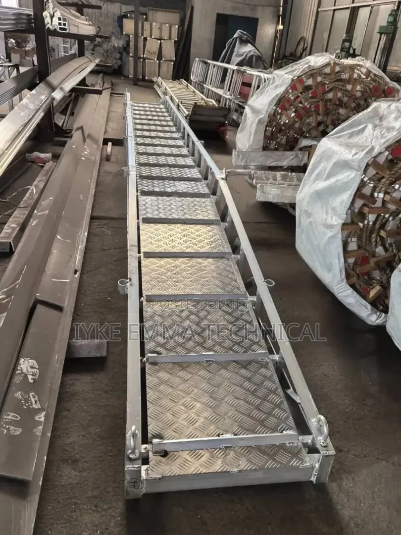 Marine Aluminium Gangway Ladder 6mtr for Port/Ship Wharf Ladder
