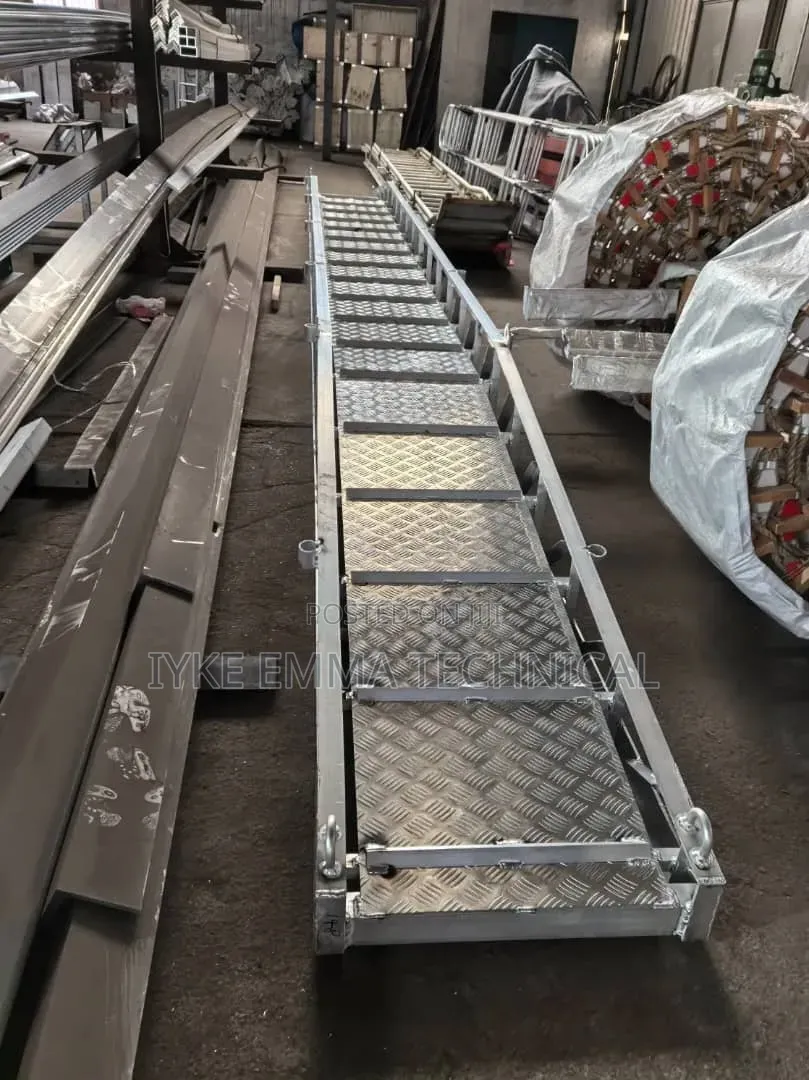 Marine Aluminium Gangway Ladder 6mtr for Port/Ship Wharf Ladder