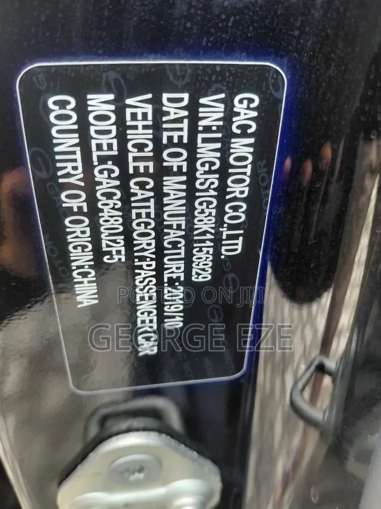 GAC GS8 2020 Black