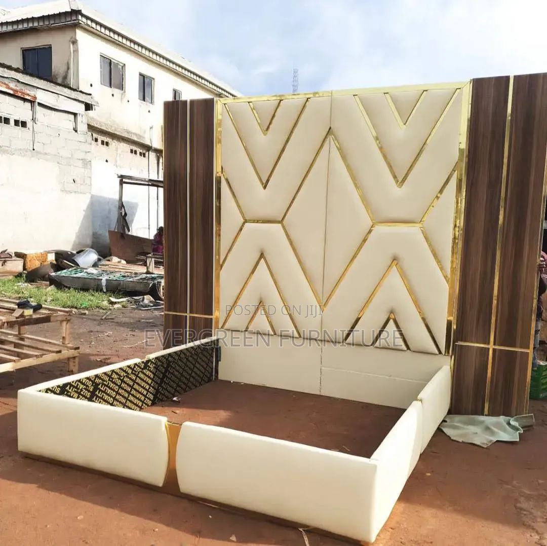 Customised 6 by 6 Bedframe With Ottoman