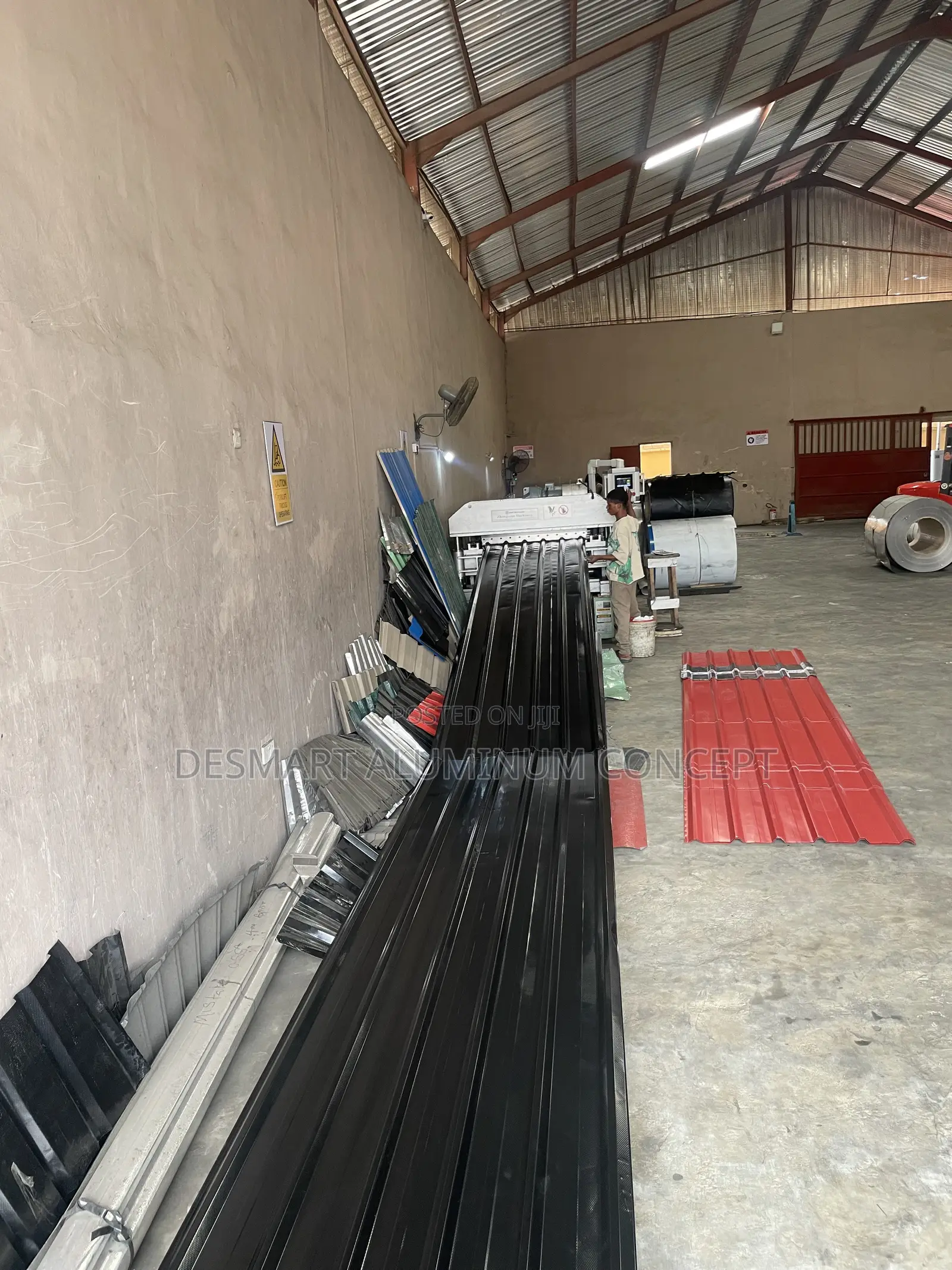 BLACK 0.55mm: Heavy-Duty Strength, Aluminum Roofing Sheet