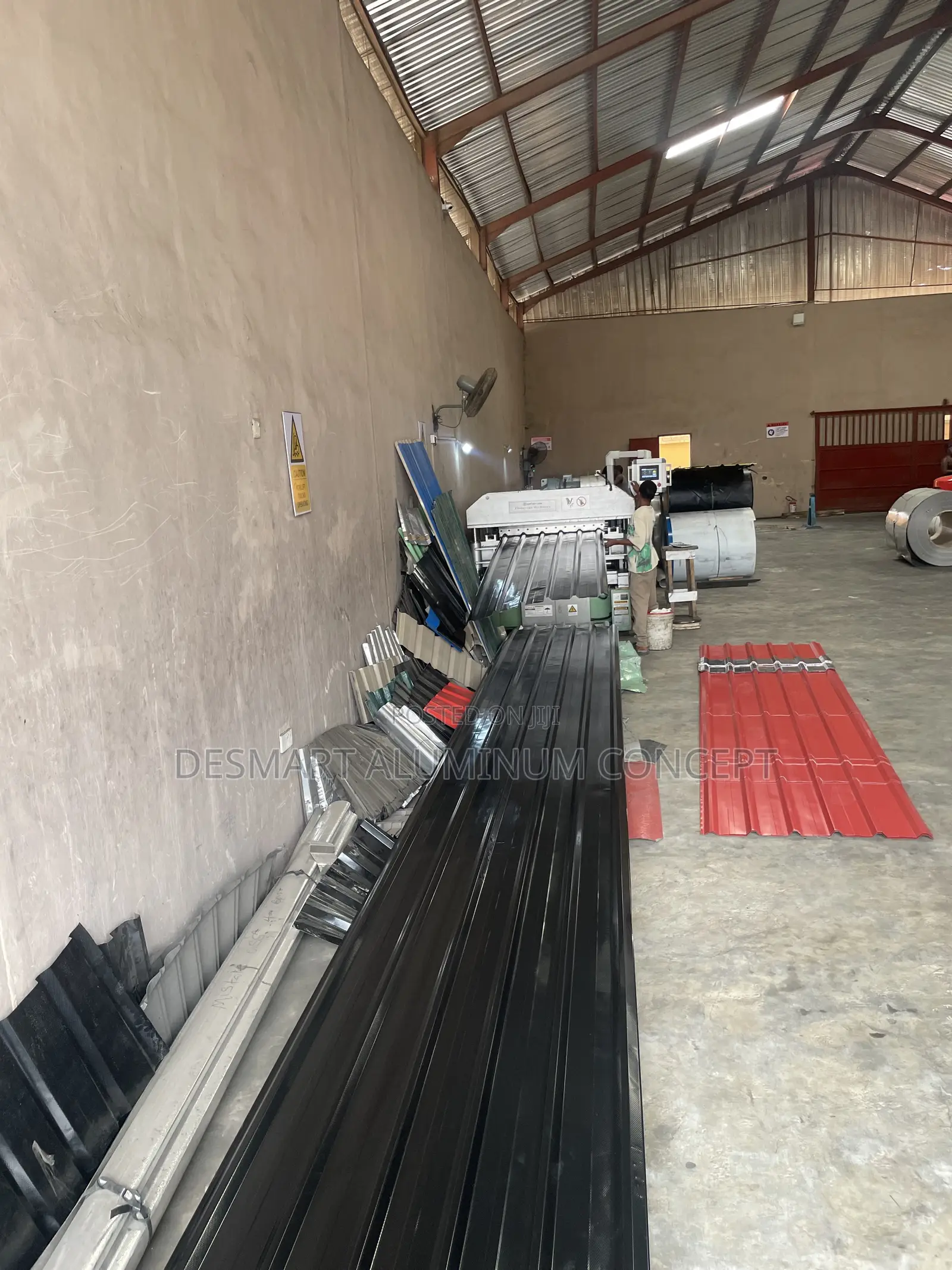 BLACK 0.55mm: Heavy-Duty Strength, Aluminum Roofing Sheet