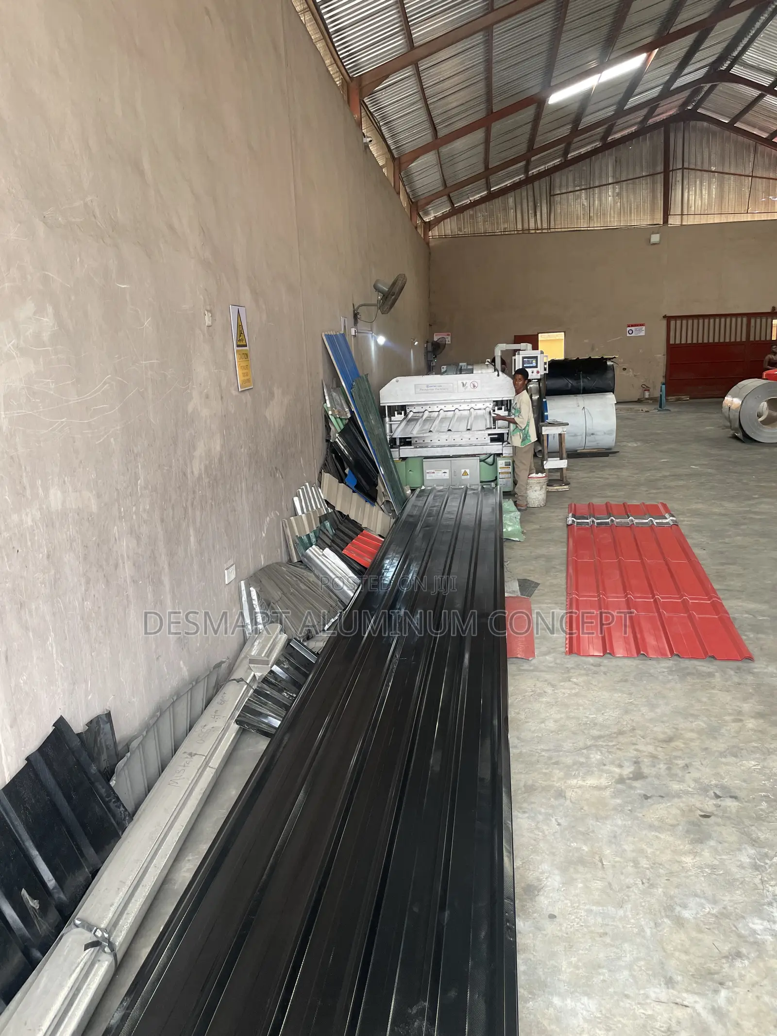 BLACK 0.55mm: Heavy-Duty Strength, Aluminum Roofing Sheet