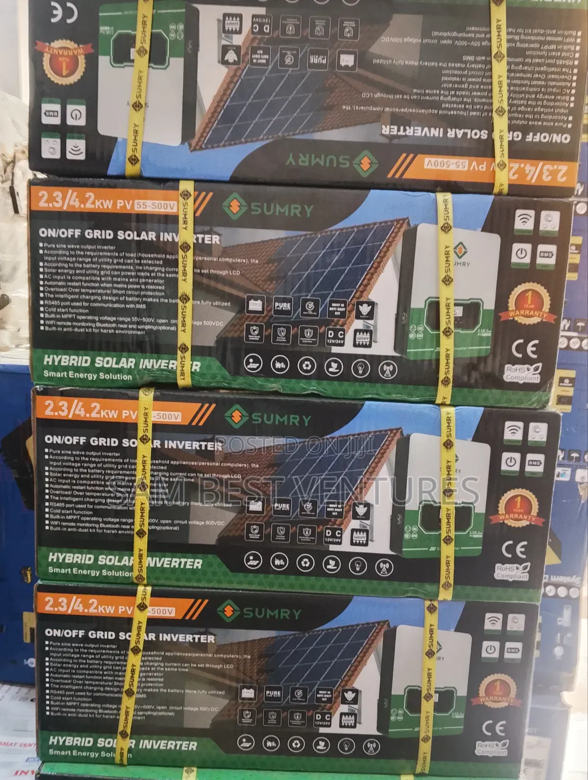 3.2kv 24v an 4.2kva 24v Sumry Solar Hybrid Inverter