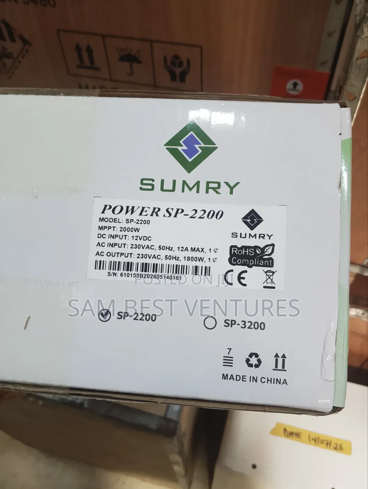 2kva 12v Sumry Solar Hybrid Inverter