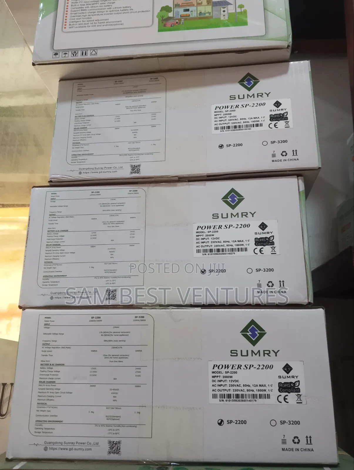 2kva 12v Sumry Solar Hybrid Inverter