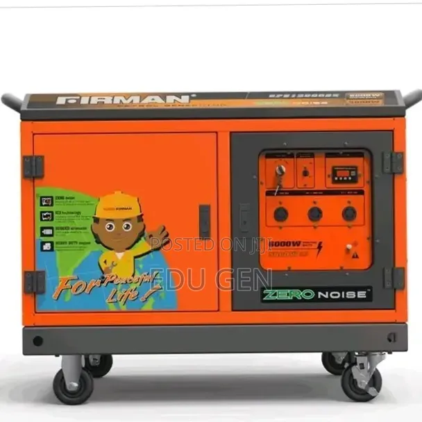 FIRMAN Soundproof Generator 6kva Build With 100%copper Coil