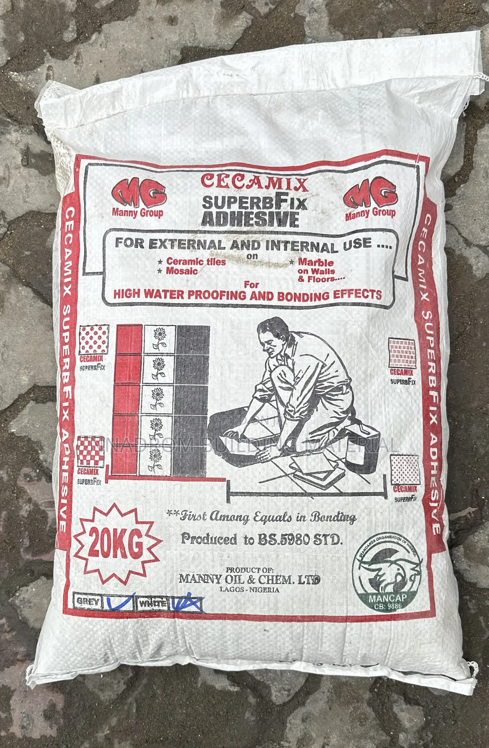 Cecamix Superbfix Adhersive Tile Gum
