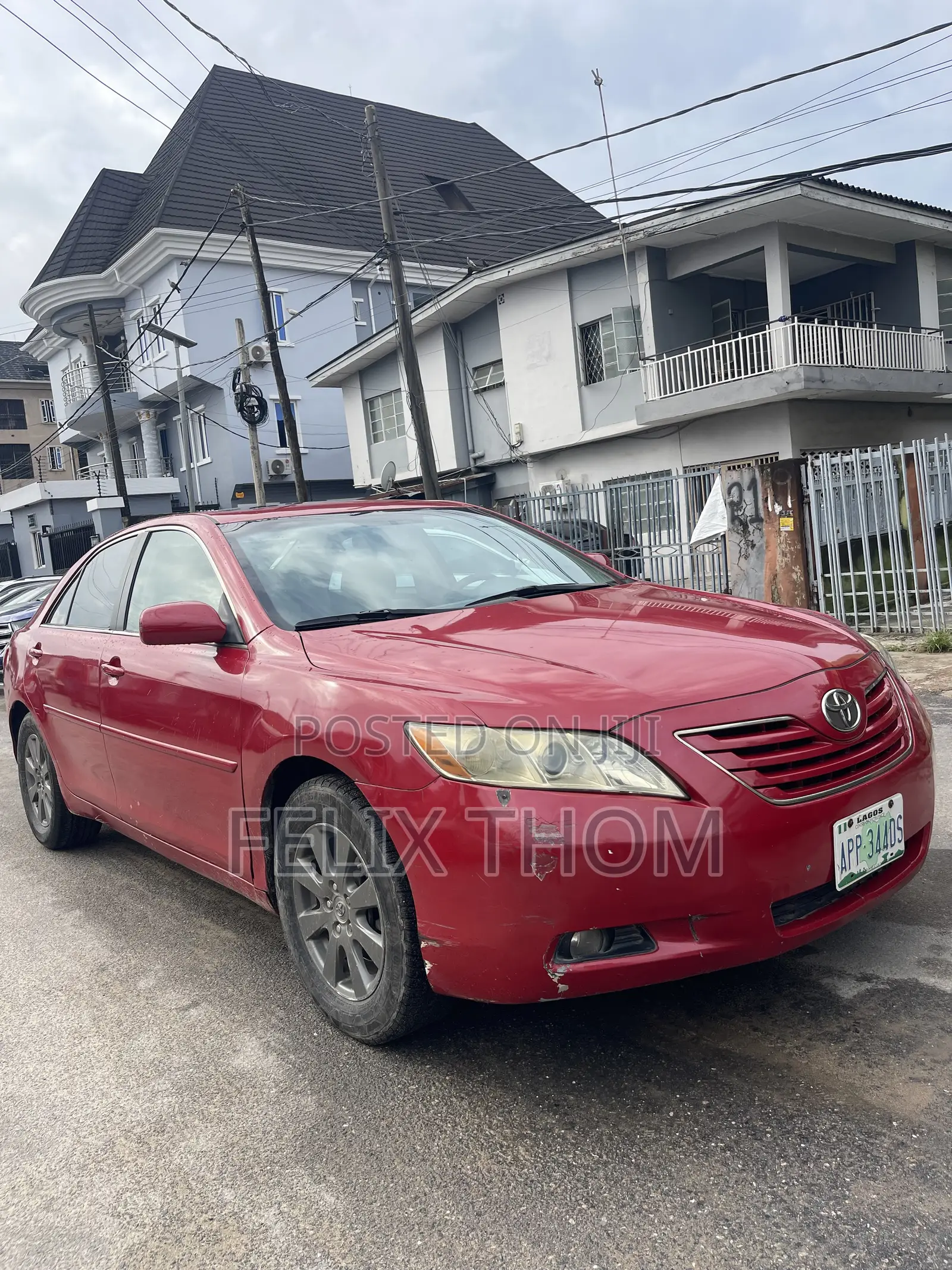 Toyota Camry XLE V6 4dr Sedan (3.5L 6cyl 6AM) 2007 Red