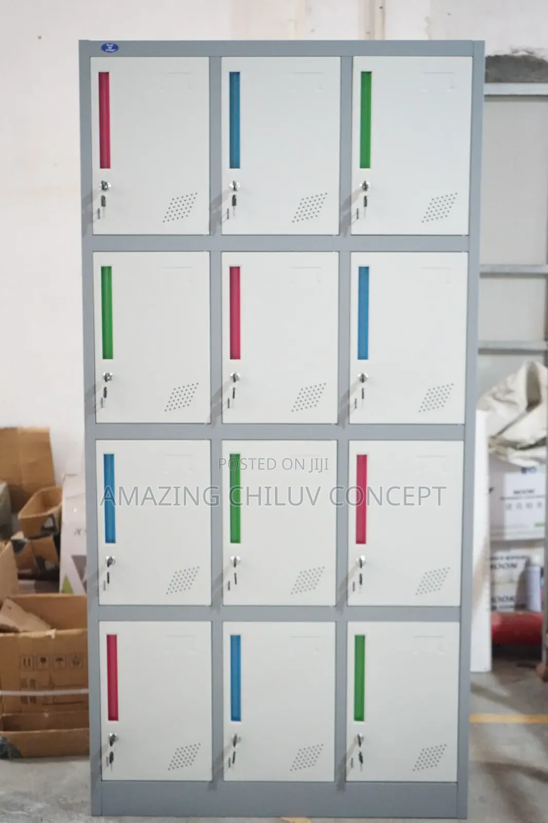 Office Storage Locker With Key – Secure Metal Cabinet