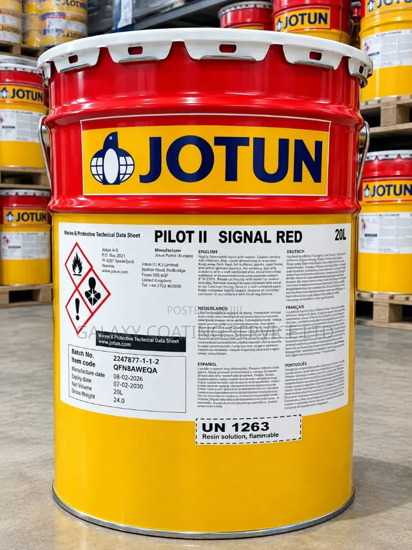 Pilot 11 Signal Red -High Gloss Alkyd Topcoat.