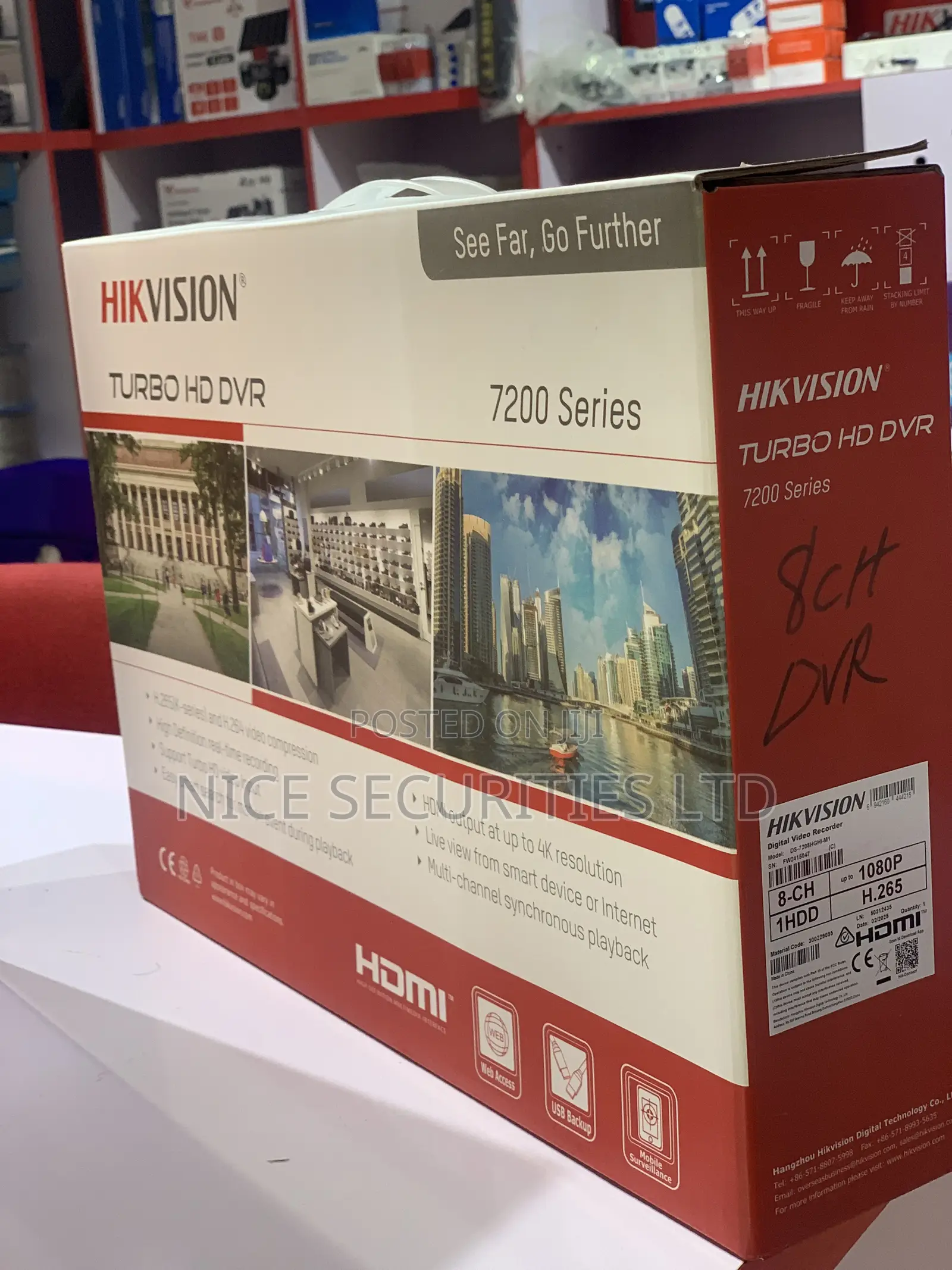 Hikvision Turbo HD 8-Channels DVR 2MP