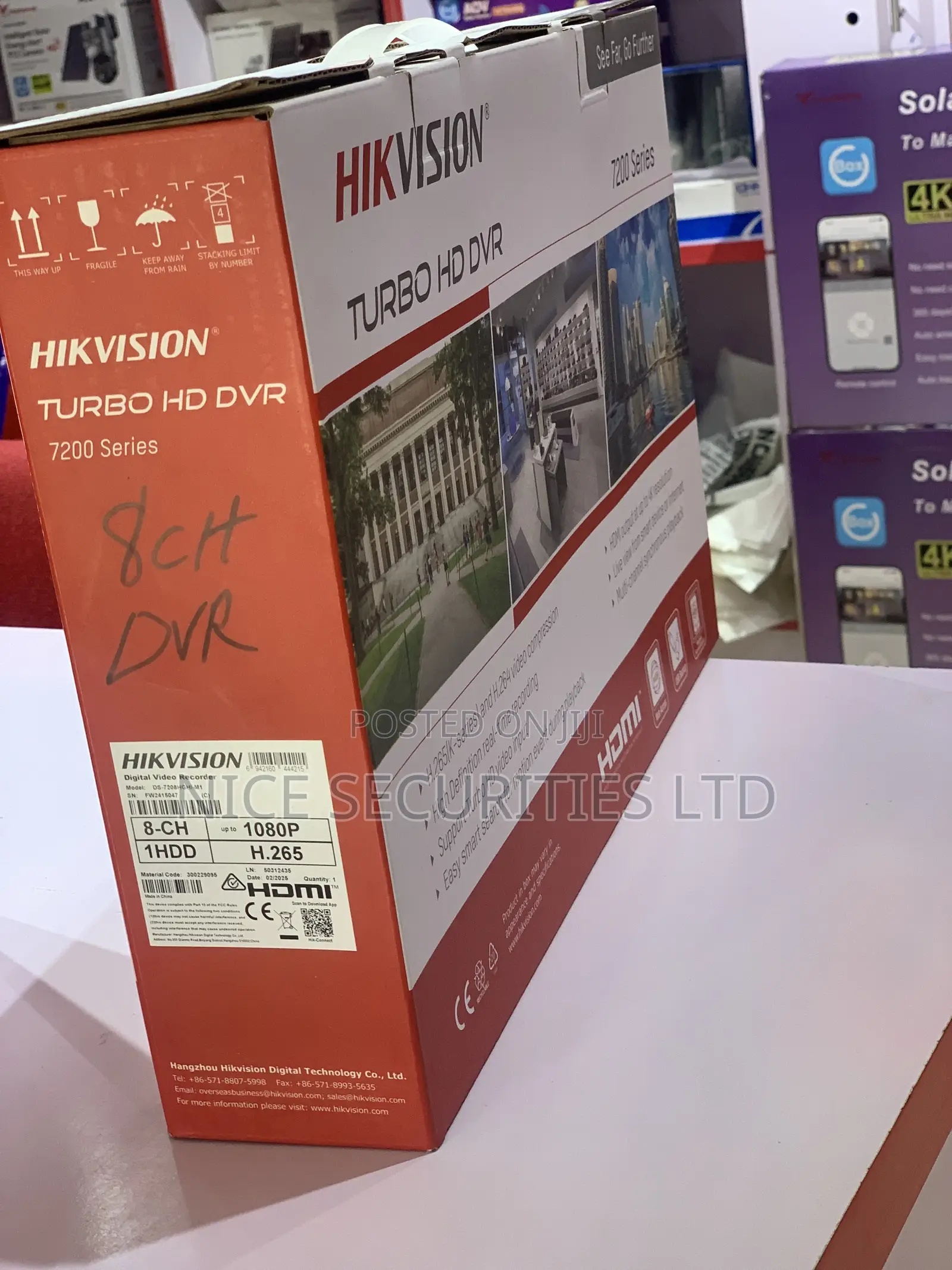 Hikvision Turbo HD 8-Channels DVR 2MP