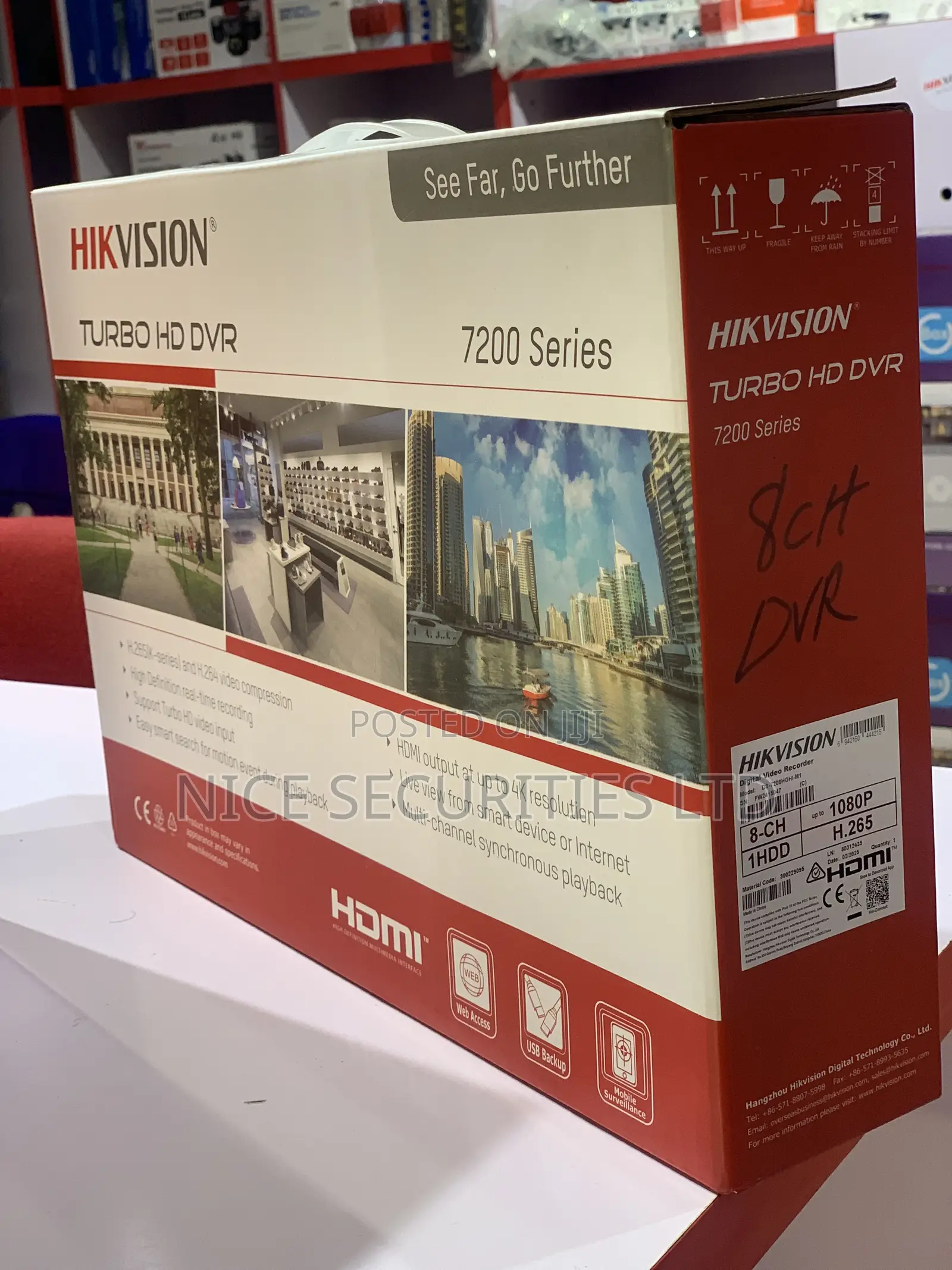 Hikvision Turbo HD 8-Channels DVR 2MP